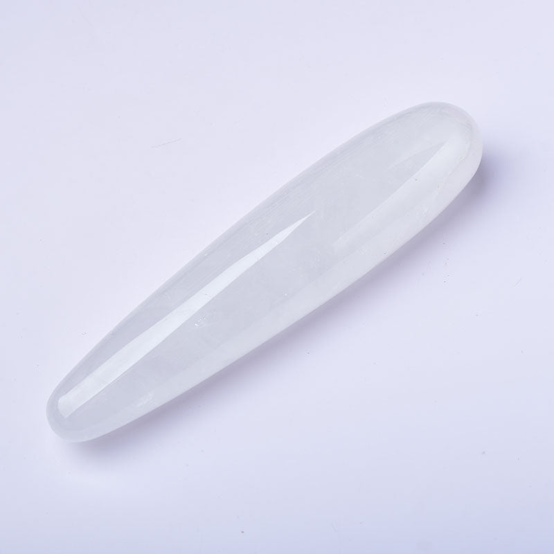 wholesale Clear quartz yoni wand