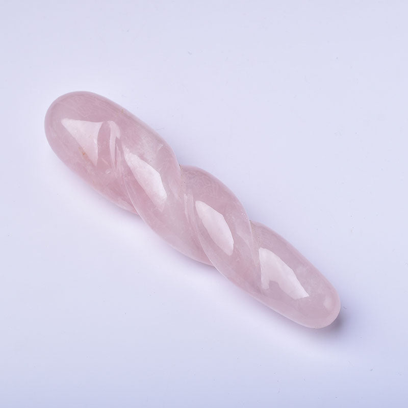 Wholesale Sexy Rose Quartz Massage Wands Clear Quartz Crystal Dildo For Women Pleasure Gifts