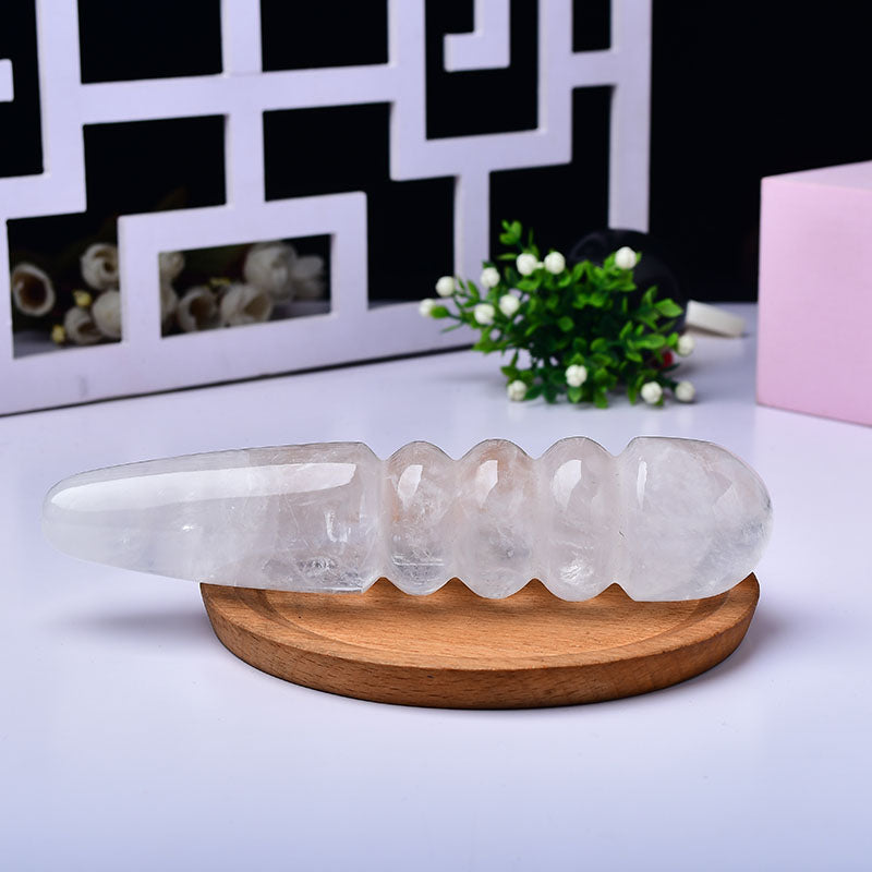 wholesale Clear quartz yoni wand crystals points