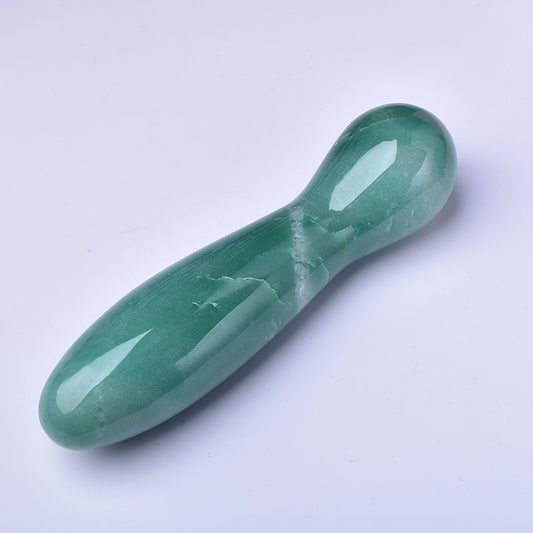 polished green aventurine Yoni wand wholesale