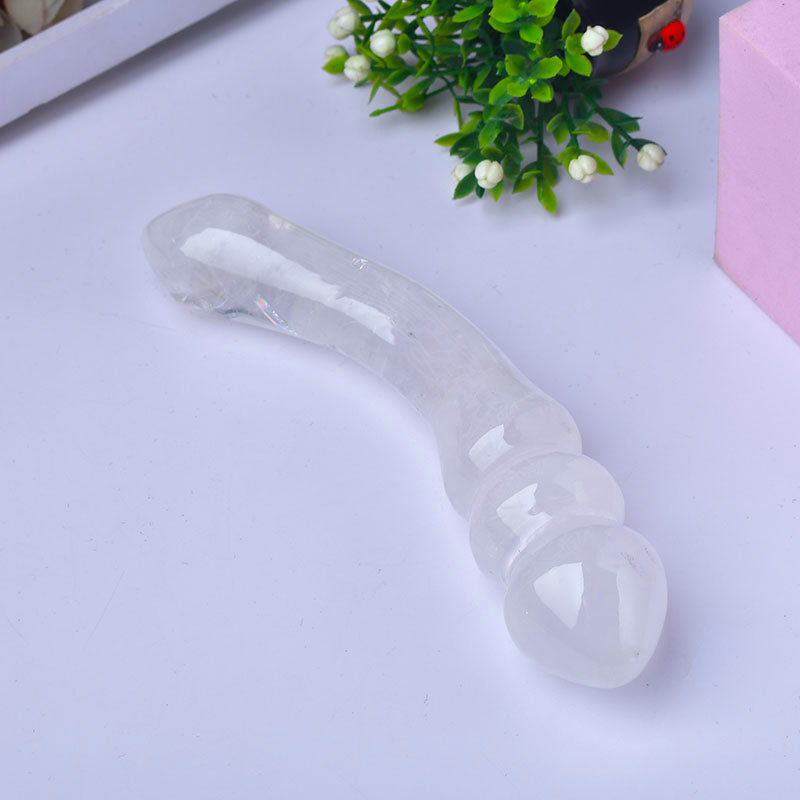 wholesale lear quartz yoni wand healing crystals