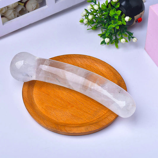 wholesale healing crystals Clear quartz yoni wand