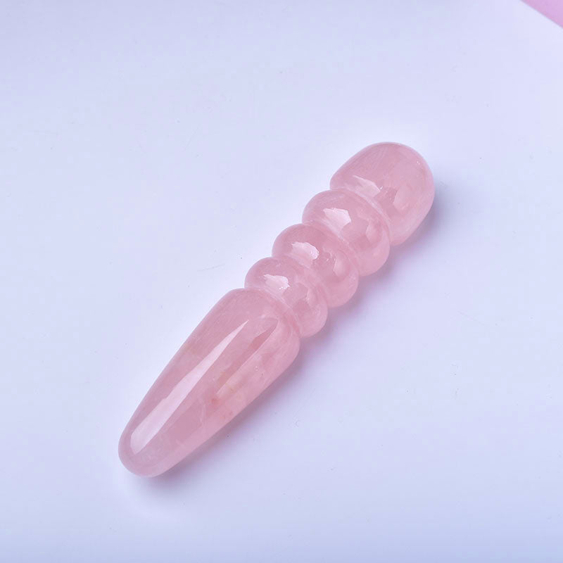 Bulk Wholesale Rose Quartz Penis Wand Yoni Massage Wand