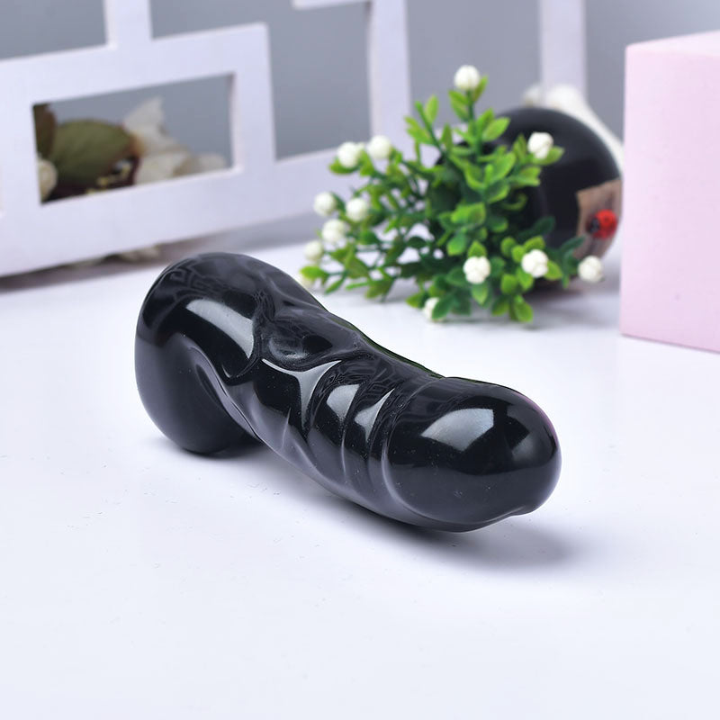 wholesale natural crystals healing stones wand crystal Dildo Stones Craft