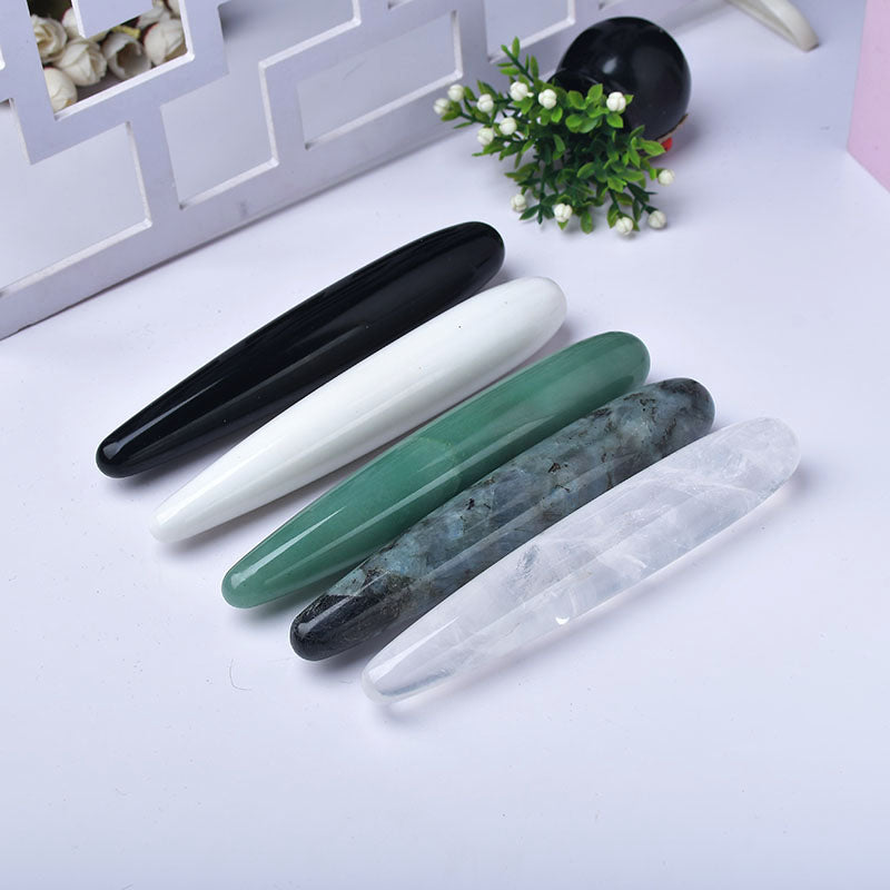 Wholesale Rose Quartz Massage Wands Clear Quartz Crystal Dildo