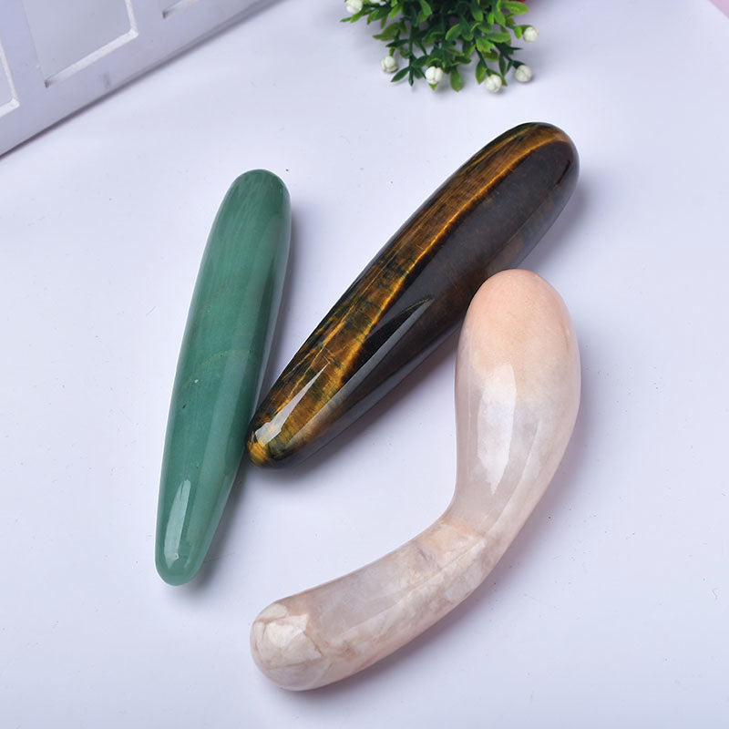 Wholesale Natural Crystal Massage Wand Yoni Dildo Wand For Healing