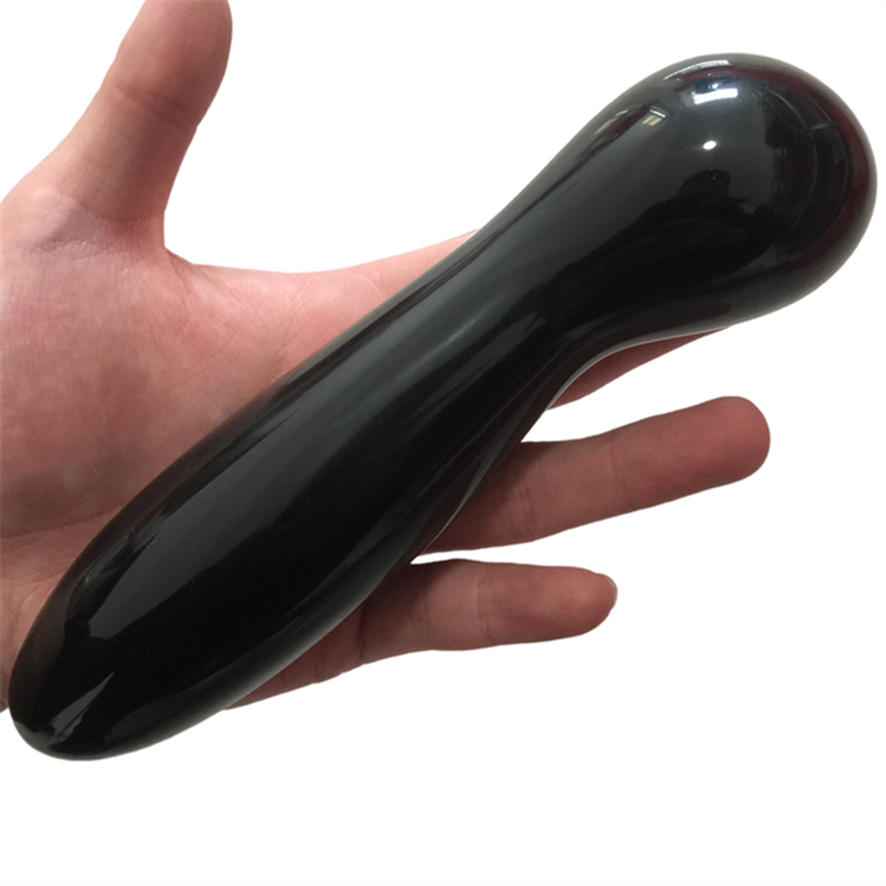 Obsidian Yoni Crystal Massage Wand - Self Love Goddess Phallus Healing Wand