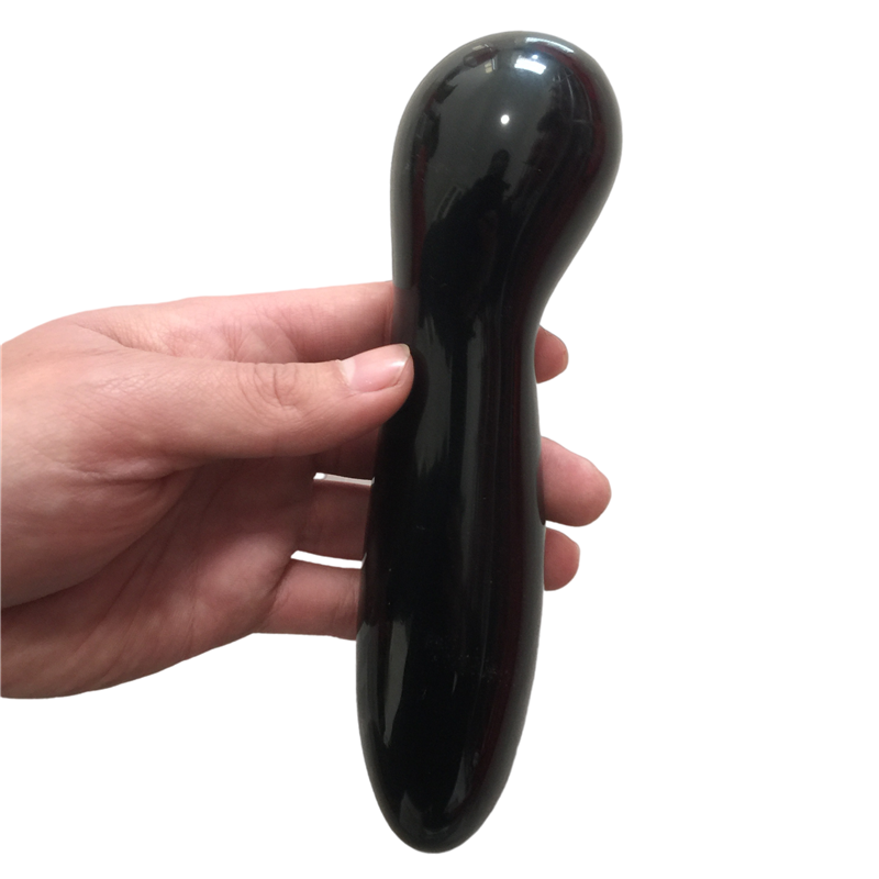 Obsidian Yoni Crystal Massage Wand - Self Love Goddess Phallus Healing Wand