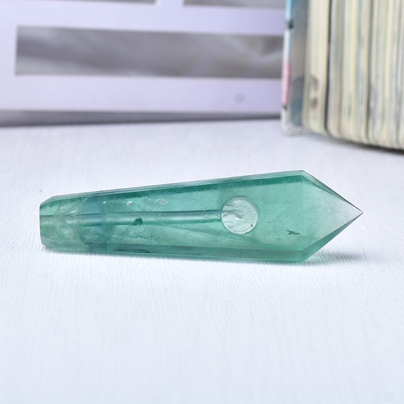 Wholesale Green Fluorite smoke pipe