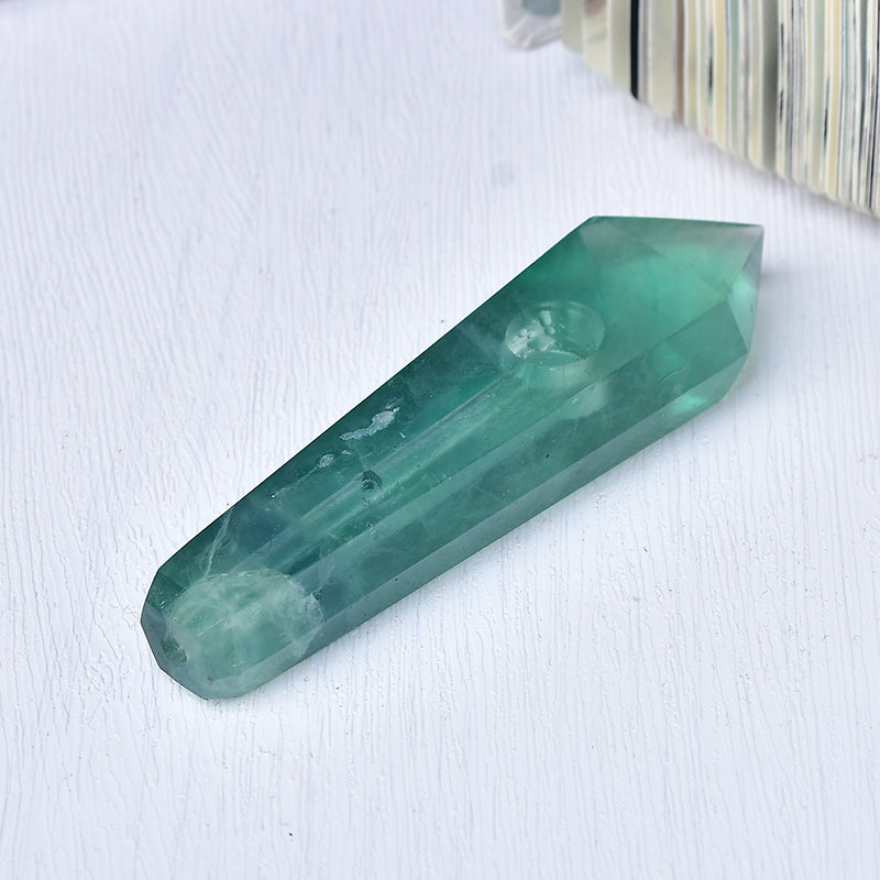 Wholesale Green Fluorite smoke pipe