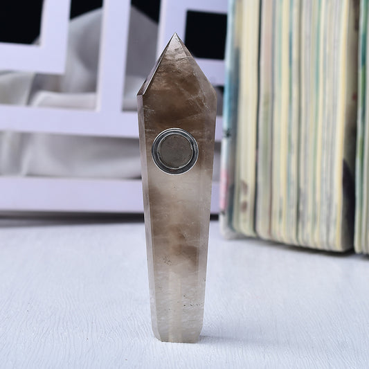 Wholesale smoky quartz crystals pipes