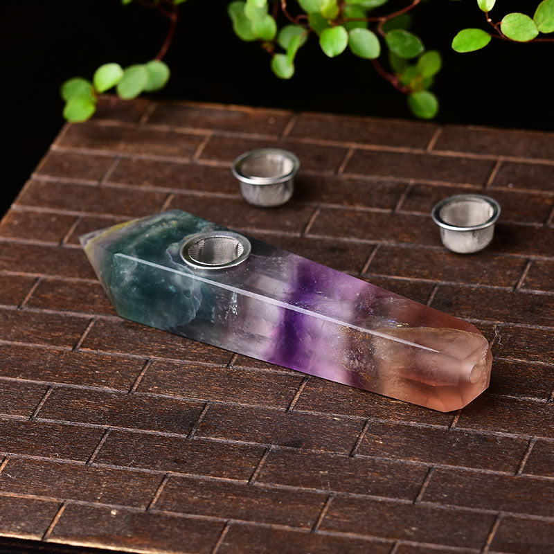 Wholesale Fluorite Crystal Pipe