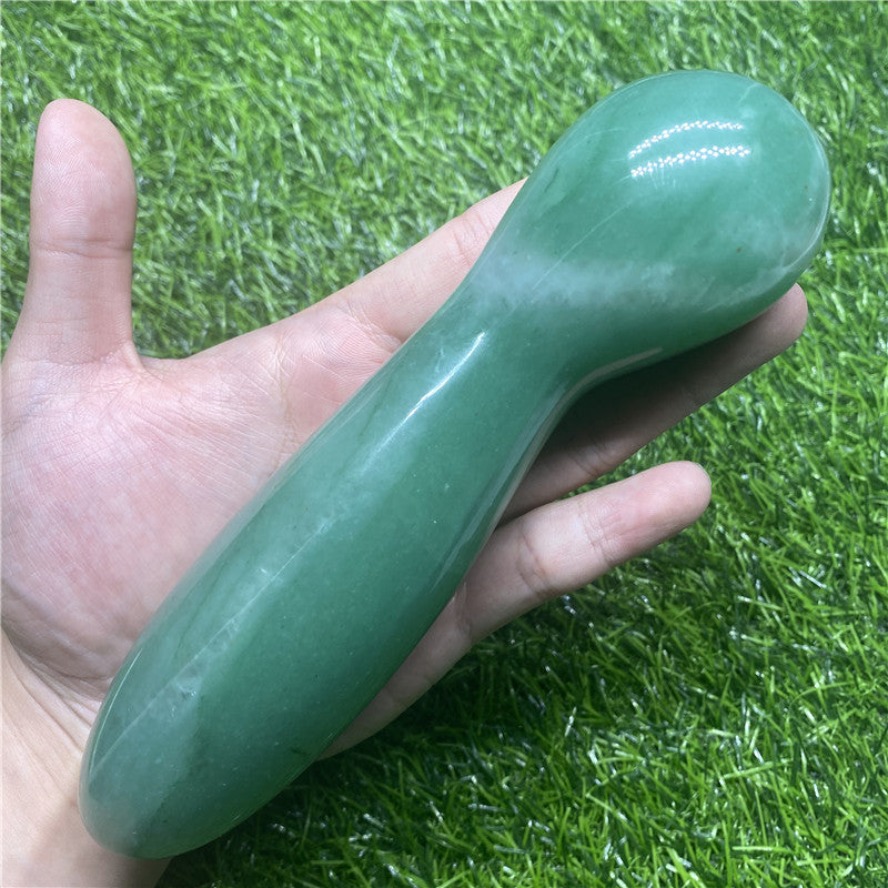 Wholesale Aventurine Crystal Yoni Wand Massage Wand Quartz Dildo 18CM