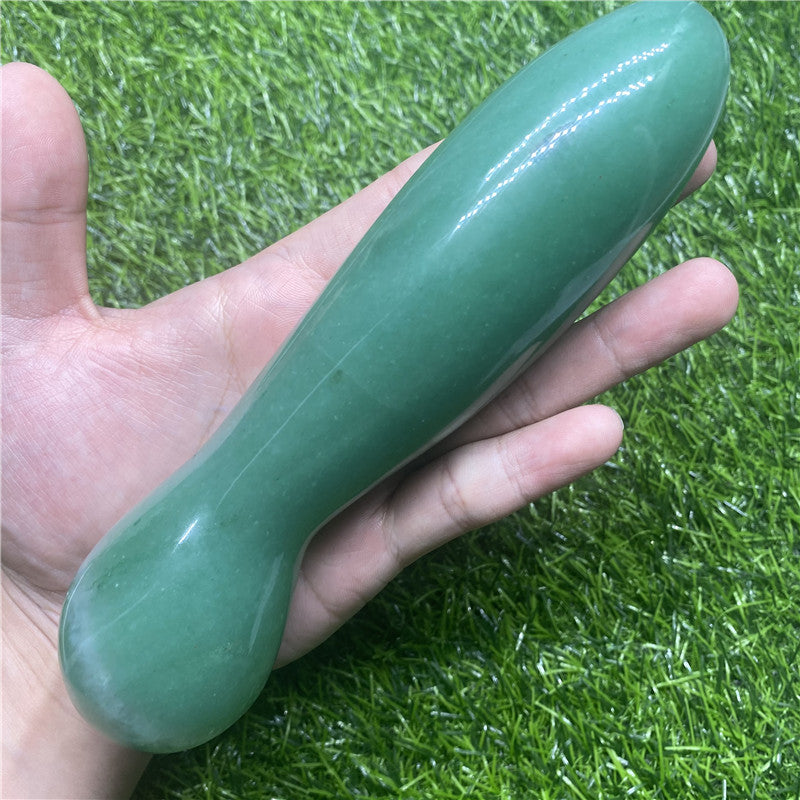 Wholesale Aventurine Crystal Yoni Wand Massage Wand Quartz Dildo 18CM