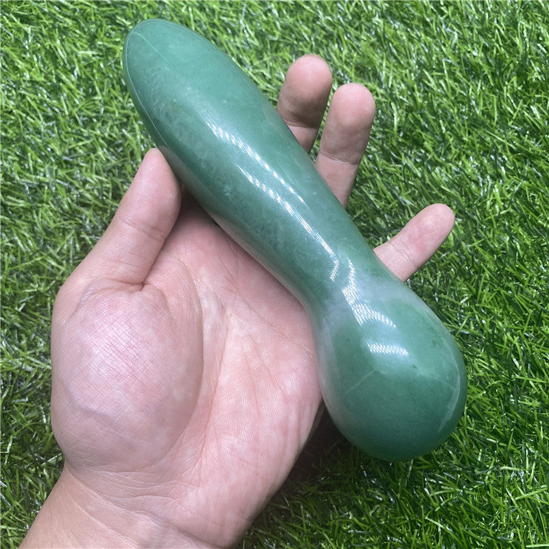 Wholesale Aventurine Crystal Yoni Wand Massage Wand Quartz Dildo 18CM