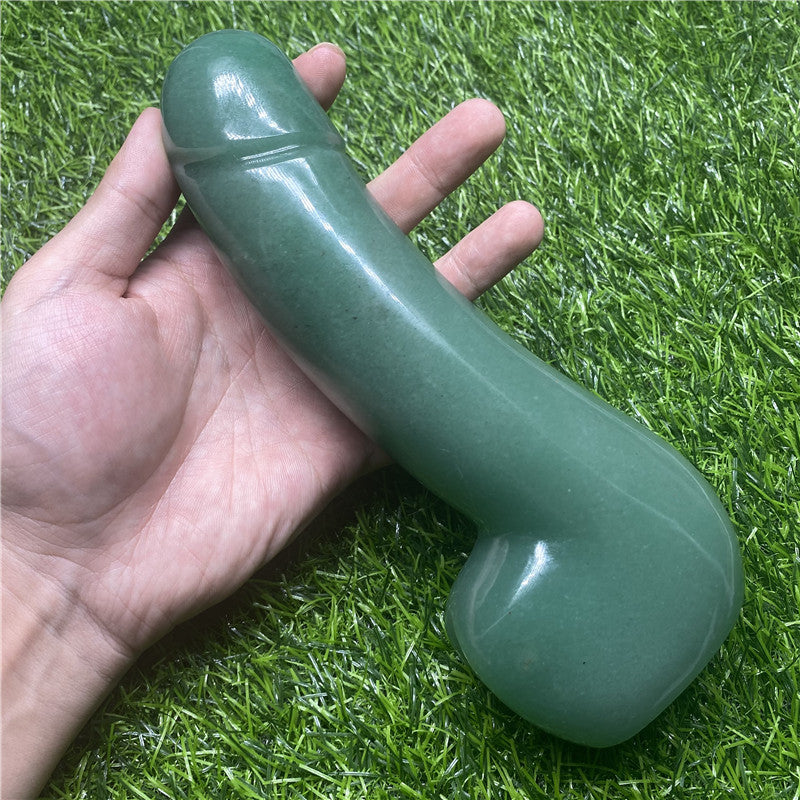 Wholesale 20CM Aventurine Crystal Yoni Wand Massage Wand Quartz Dildo