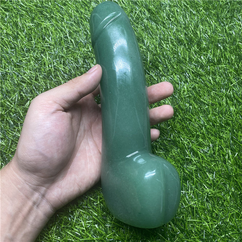 Wholesale 20CM Aventurine Crystal Yoni Wand Massage Wand Quartz Dildo