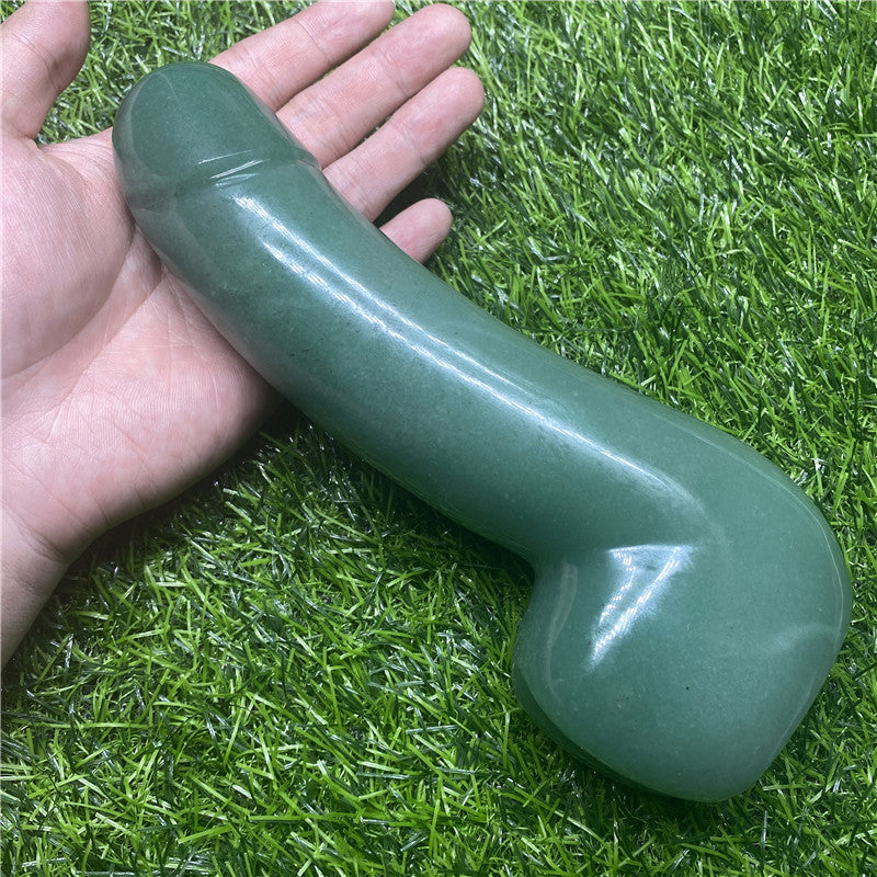 Wholesale 20CM Aventurine Crystal Yoni Wand Massage Wand Quartz Dildo